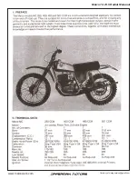 Предварительный просмотр 3 страницы Maico MC 250 Instruction Book And Service Manual