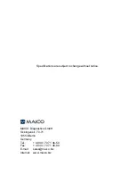 Preview for 71 page of Maico MI 24 Operation Manual