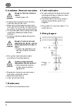 Preview for 4 page of Maico MV25 Insert For Mounting And  Operating Instructions