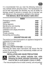 Preview for 19 page of Maico R10 Instruction Manual