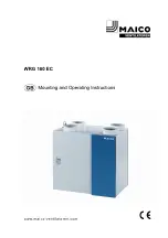 Preview for 1 page of Maico WRG 180 EC Mounting And Operating Instructions