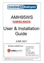 Preview for 1 page of Maidaid Halcyon AMH95WS User'S Installation Manual