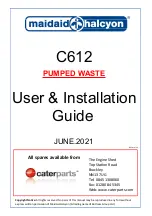 Maidaid Halcyon C612 User'S Installation Manual preview