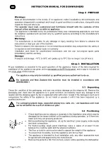 Предварительный просмотр 7 страницы Maidaid Halcyon EVOLUTION 512 User'S Installation Manual