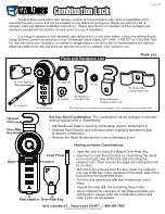 Mail Boss Combination Lock Manual preview