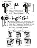 Preview for 2 page of Mail Boss Combination Lock Manual