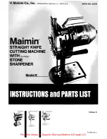 maimin K Instructions And Parts List preview