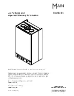 Main Combi 24 HE User'S Manual And Important Warranty Information preview