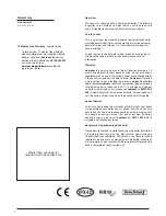 Preview for 2 page of Main Combi 24 HE User'S Manual And Important Warranty Information