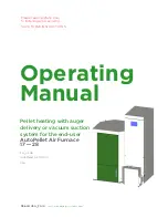 MAINE ENERGY SYSTEMS AutoPellet Air TOUCH 17 Operating Manual preview
