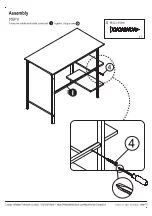 Preview for 10 page of Mainstays Side Storage Desk Assembly Instructions Manual