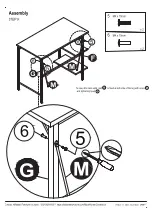 Предварительный просмотр 11 страницы Mainstays Side Storage Desk Assembly Instructions Manual