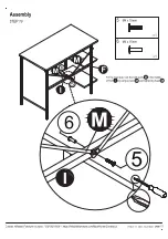 Предварительный просмотр 12 страницы Mainstays Side Storage Desk Assembly Instructions Manual