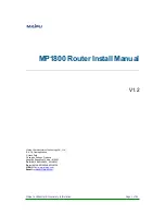 Maipu MP1800 Install Manual preview