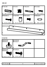 Предварительный просмотр 10 страницы MAJA Möbel K610 Assembling Instructions