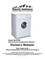 Majestic Appliances MJ-9900 Owner'S Manual preview