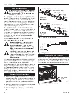 Предварительный просмотр 8 страницы Majestic fireplaces NVC36 Operating Instructions Manual