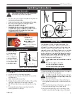 Предварительный просмотр 11 страницы Majestic fireplaces NVC36 Operating Instructions Manual