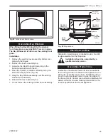 Preview for 25 page of Majestic fireplaces NVC36 Operating Instructions Manual