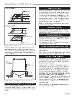 Предварительный просмотр 12 страницы Majestic Al Fresco ODSR36A Homeowner'S Installation And Operating Manual