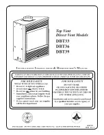 Majestic DBT33 Installation Instructions & Homeowner'S Manual preview