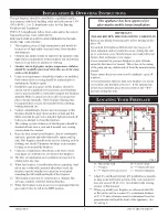 Предварительный просмотр 3 страницы Majestic DBT33 Installation Instructions & Homeowner'S Manual