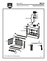 Предварительный просмотр 1 страницы Majestic Royalton BE36 Service Parts