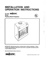 Предварительный просмотр 1 страницы Majestic SH42 Operation Instructions Manual