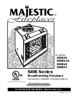 Majestic SHR36 Homeowner'S Installation & Operating Manual preview