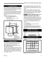 Preview for 17 page of Majestic SHR36 Homeowner'S Installation & Operating Manual