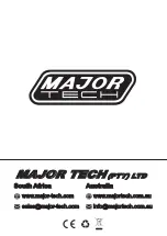 Preview for 8 page of Major tech MT90 Instruction Manual