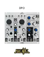 Make Noise DPO Manual предпросмотр