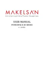 MAKELSAN SE SERIES User Manual preview