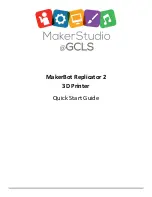 MakerBot Replicator 2 Quick Start Manual preview