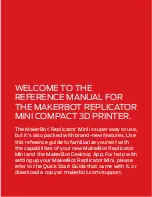 Preview for 6 page of MakerBot Replicator Mini Compact Reference Manual