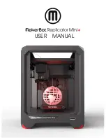 Предварительный просмотр 1 страницы MakerBot Replicator Mini+ User Manual