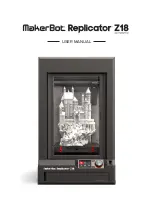 MakerBot Replicator Z18 User Manual предпросмотр