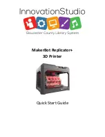 MakerBot Replicator+ Quick Start Manual предпросмотр