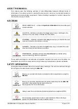 Предварительный просмотр 4 страницы MAKINEX MS-150 Operator'S Manual