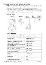 Предварительный просмотр 6 страницы MAKINEX MS-150 Operator'S Manual