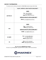 Предварительный просмотр 15 страницы MAKINEX MS-150 Operator'S Manual