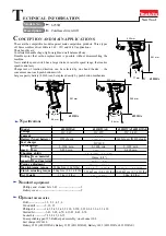Preview for 1 page of Makita 6203DWAE Technical Information