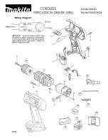 Preview for 1 page of Makita 8443D Parts Manual
