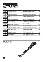 Предварительный просмотр 1 страницы Makita DCL282FZB Instruction Manual