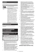 Предварительный просмотр 45 страницы Makita DCL282FZB Instruction Manual