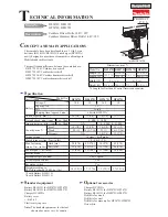 Preview for 1 page of Makita DF347D Technical Information
