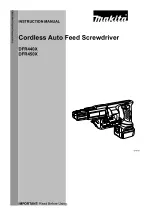 Preview for 1 page of Makita DFR450RFEX Instruction Manual