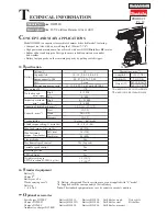 Preview for 1 page of Makita DHP480 Technical Information