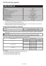 Preview for 40 page of Makita DLS713 Nstruction Manual