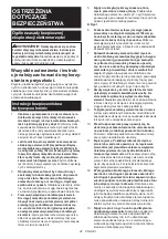 Preview for 42 page of Makita DLS713 Nstruction Manual